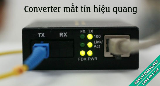 Converter quang điện mất tín hiệu quang